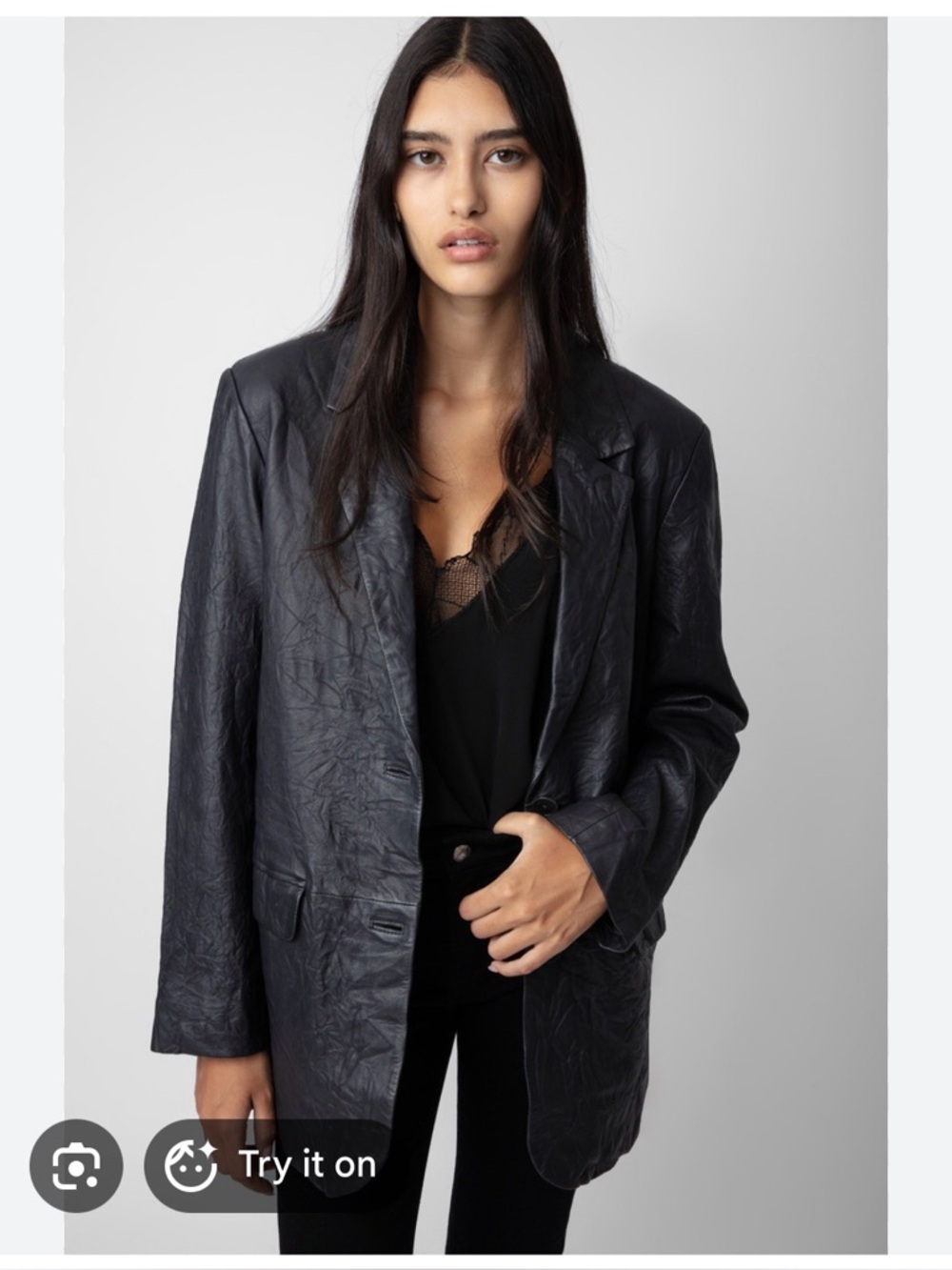 Zadig & Voltaire Venturi leather jacket NWT - Picture 7 of 7